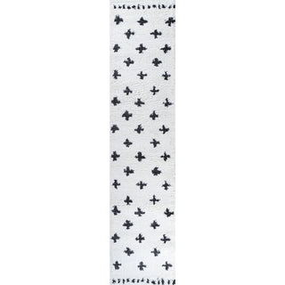 Cristo Berber Geometric Shag Area Rug