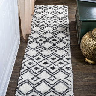 Caimari Moroccan Diamond Shag Area Rug