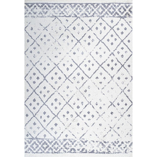 Juba Moroccan Geometric Diamond Area Rug