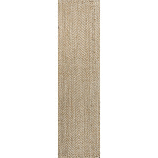 Espina Hand Woven Herringbone Chunky Jute Area Rug