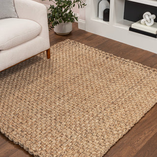 Estera Hand Woven Boucle Chunky Jute Area Rug