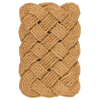 Maeve Classic Coastal Scalloped Basketweave Coir Mat