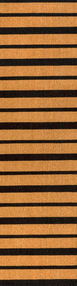 Hadley Modern Classic Ticking Stripe Coir Area Rug