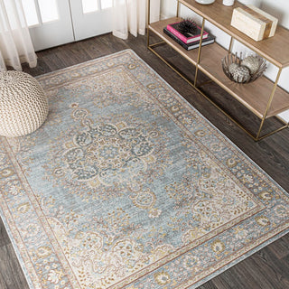 Goa Floral Medallion Traditional Area Rug