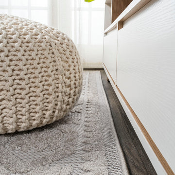 Citta High-low Pile Mediterranean Tile Area Rug