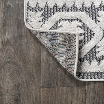 Citta High-low Pile Mediterranean Tile Area Rug