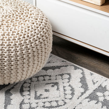 Citta High-low Pile Mediterranean Tile Area Rug