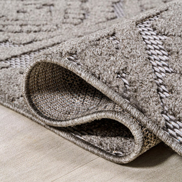 Citta High-low Pile Mediterranean Tile Area Rug