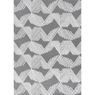 Jazz High-low Pile Art Deco Geometric Indoor/outdoor Area Rug