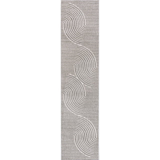 Skagen Minimalist Curve Geometric Area Rug