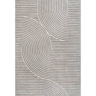 Skagen Minimalist Curve Geometric Area Rug