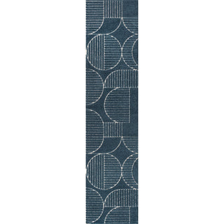 Nordby Geometric Arch Scandi Striped Area Rug
