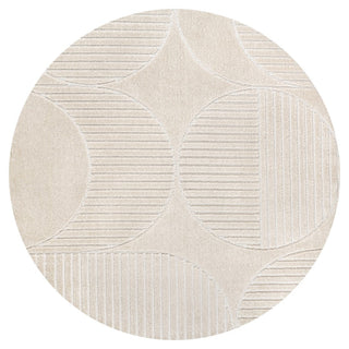 Nordby Geometric Arch Scandi Striped Area Rug