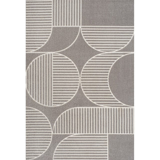 Nordby Geometric Arch Scandi Striped Area Rug