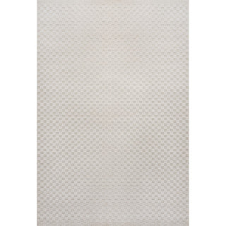 Finn High-Low Modern Minimalist Checkered Monotone Indoor/Outdoor Area Rug