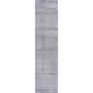 Haze Solid Low-pile Area Rug Gray