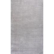 Haze Solid Low-pile Area Rug Light Gray