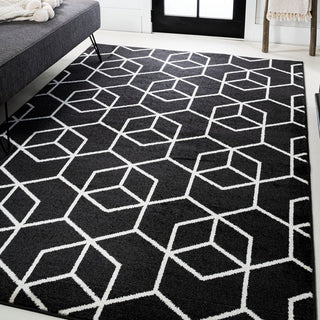 Tumbling Blocks Modern Geometric Area Rug