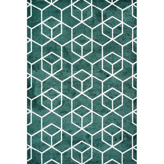 Tumbling Blocks Modern Geometric Area Rug 2