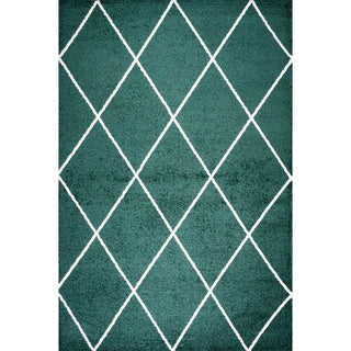 Cole Minimalist Diamond Trellis Area Rug