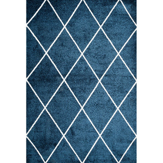 Cole Minimalist Diamond Trellis Area Rug
