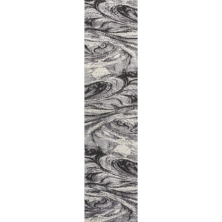 Viscon Abstract Marble Contemporary Area Rug