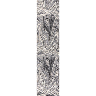 Eleni Contemporary Glam Abstract Marble Area Rug
