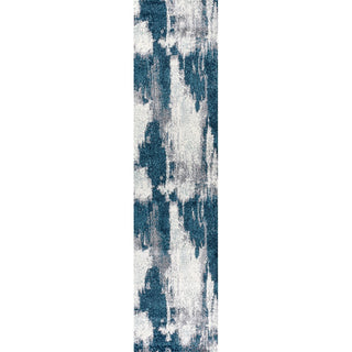 Zoe Contemporary Bohemian Abstract Marble Area Rug