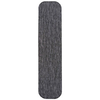 Miles Modern Minimalist Radius Corner Solid Indoor/Outdoor Area Rug