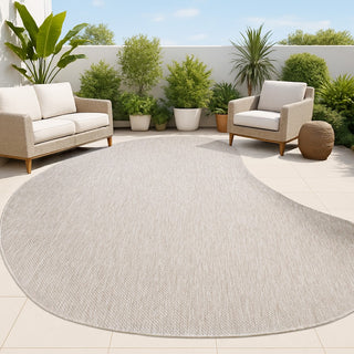 Evan Modern Rustic Organic Curve Indoor/Outdoor Area Rug