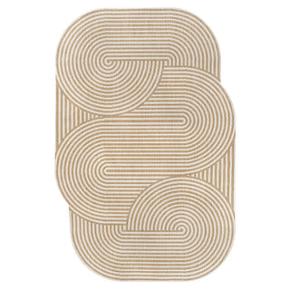 Margot Modern Geometric Arch Stripe Area Rug