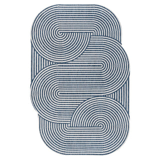 Margot Modern Geometric Arch Stripe Area Rug