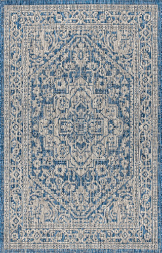 Sinjuri Medallion Textured Weave Indoor/outdoor Area Rug