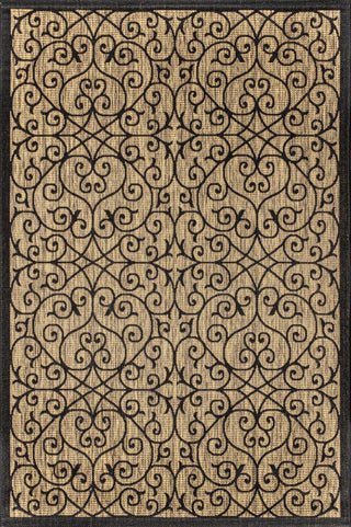 Madrid Vintage Filigree Textured Weave Indoor/outdoor Area Rug