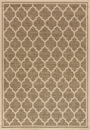 Trebol Moroccan Trellis Textured Weave Indoor/outdoor Area Rug