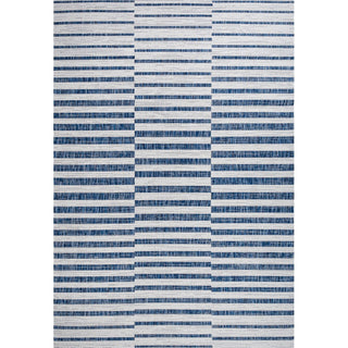 Sukie Modern Offset Stripe Indoor/outdoor Area Rug
