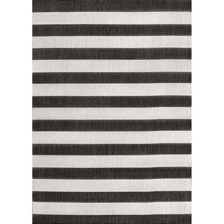 Negril Two-tone Wide Stripe Indoor/outdoor Area Rug