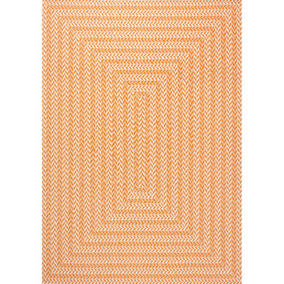 Chevron Modern Concentric Squares Indoor/outdoor Area Rug