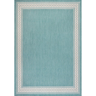 Lucia Classic Diamond Border Indoor/outdoor Area Rug