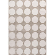 Adrian Modern Geometric Circle Dot High-Low Area Rug