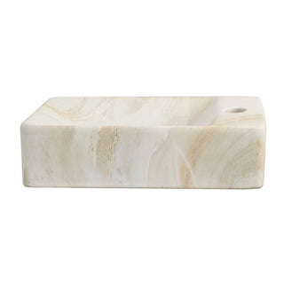 Felix 15 in. W x 8 in. D Modern Wall Mounted Rectangular Ceramic Mini Sink