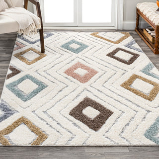 Amira Diamond Tribal High-low Area Rug