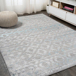 Ancient Faded Trellis Area Rug