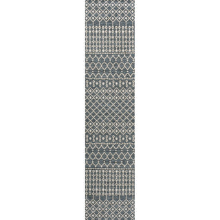 Zana Modern Geometric Moroccan Reversible Machine-Washable Indoor/Outdoor Area Rug