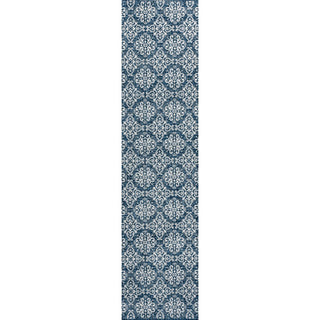 Amora Traditional Mediterranean Tile Design Indoor/Outdoor Area Rug