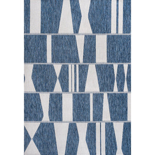 Odette Modern Geometric Abstract Two-tone Indoor/Outdoor Area Rug