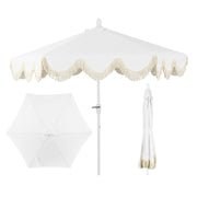 Collins 9 ft. Classic Cottage Tassel Market Patio Umbrella