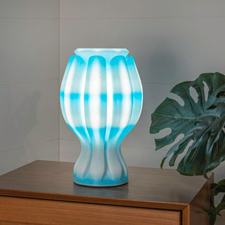 Flower Tropical Coastal Plant-Based PLA 3D Printed Dimmable LED Table Lamp - JONATHAN Y