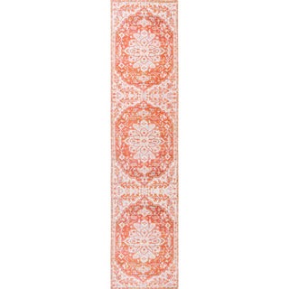 Asa Ornate Medallion Washable Area Rug