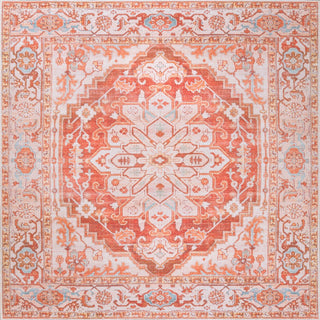 Asa Ornate Medallion Washable Area Rug